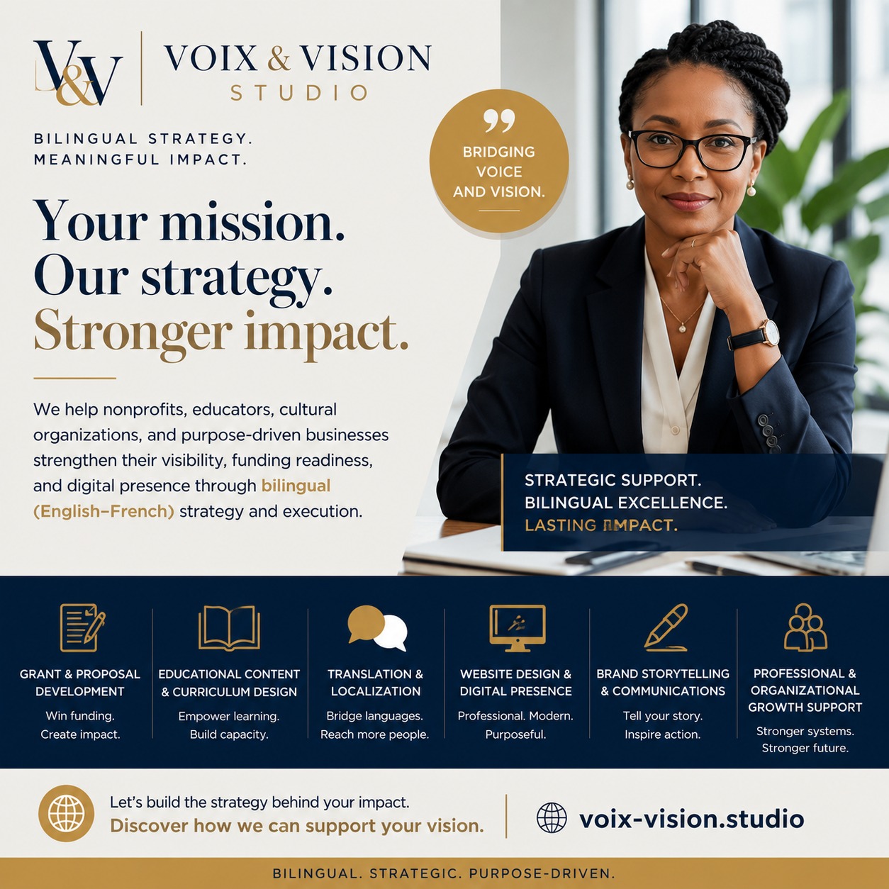 When Strategy Meets Purpose: Why Organizations Like Voix & Vision Studio Matter